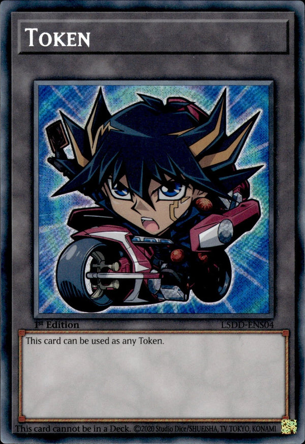 Yugioh - Token (Chibi Yusei) *Secret Rare* L5DD-ENS04 (NM)