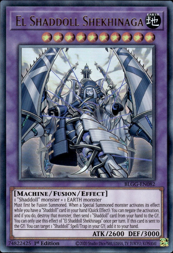 Yugioh - El Shaddoll Shekhinaga *Ultra Rare* BLGG-EN082 (NM)