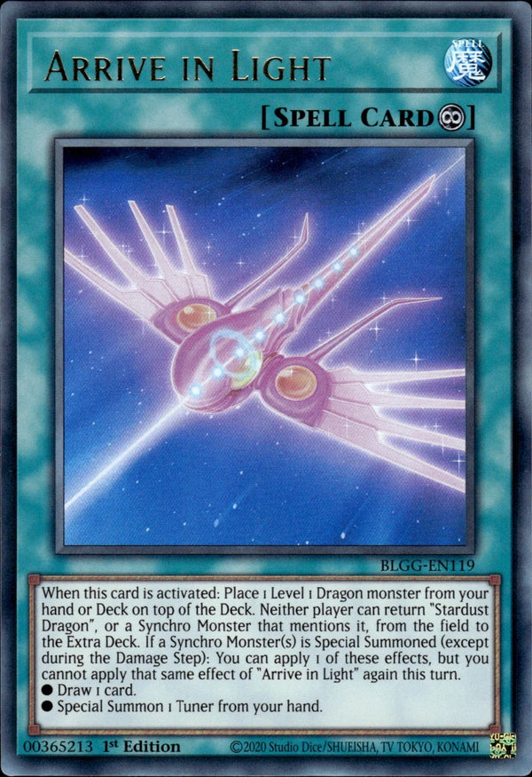 Yugioh - Arrive in Light *Ultra Rare* BLGG-EN119 (NM)