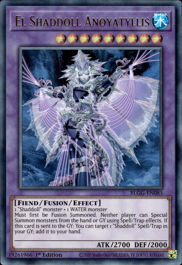 Yugioh - El Shaddoll Anoyatyllis *Ultra Rare* BLGG-EN083 (NM)