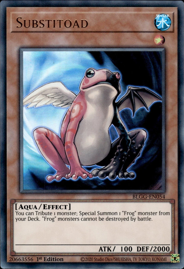 Yugioh - Substitoad *Ultra Rare* BLGG-EN054 (NM)