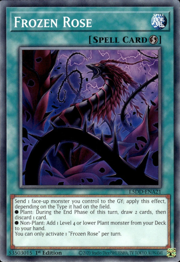 Yugioh - Frozen Rose *Common* L5DD-ENA21 (NM)