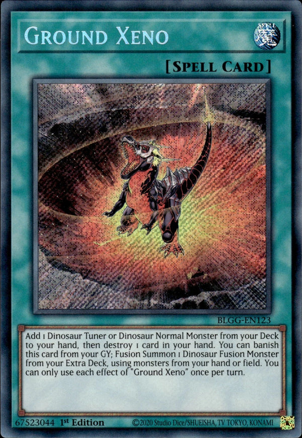 Yugioh - Ground Xeno *Secret Rare* BLGG-EN123 (NM)