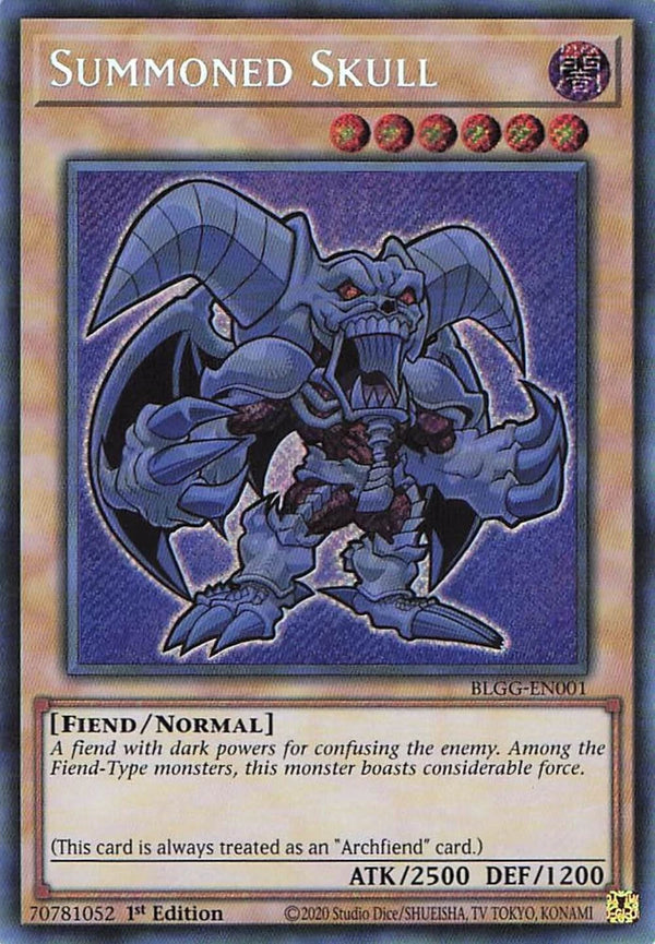 Yugioh - Summoned Skull *Secret Rare* BLGG-EN001 (NM)