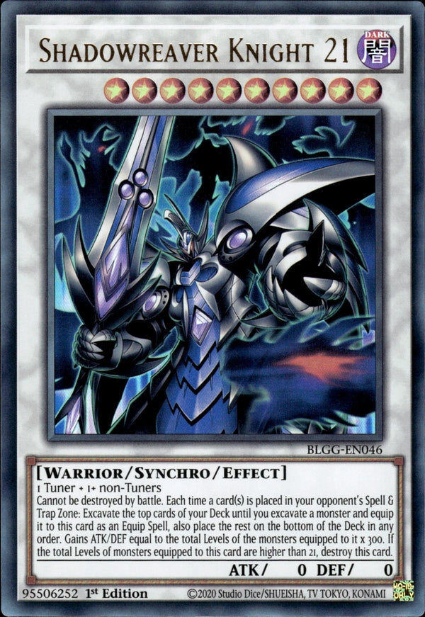 Yugioh - Shadowreaver Knight 21 *Ultra Rare* BLGG-EN046 (NM)