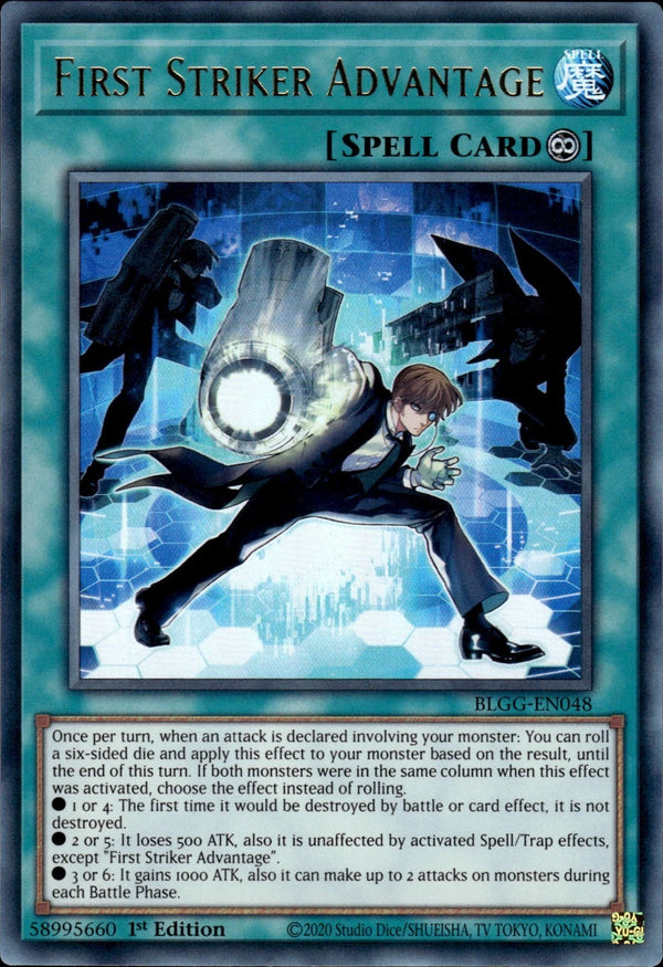 Yugioh - First Striker Advantage *Ultra Rare* BLGG-EN048 (NM)