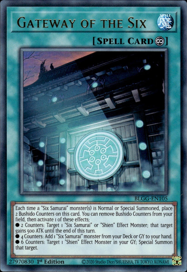 Yugioh - Gateway of the Six *Ultra Rare* BLGG-EN105 (NM)