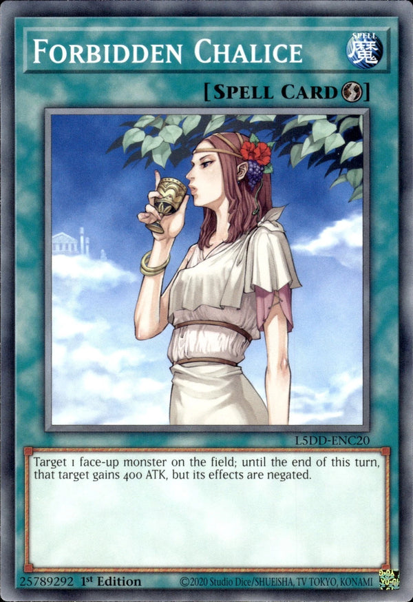 Yugioh - Forbidden Chalice *Common* L5DD-ENC20 (NM)