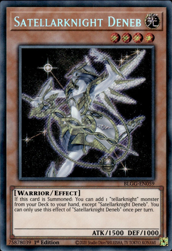 Yugioh - Satellarknight Deneb *Secret Rare* BLGG-EN059 (NM)