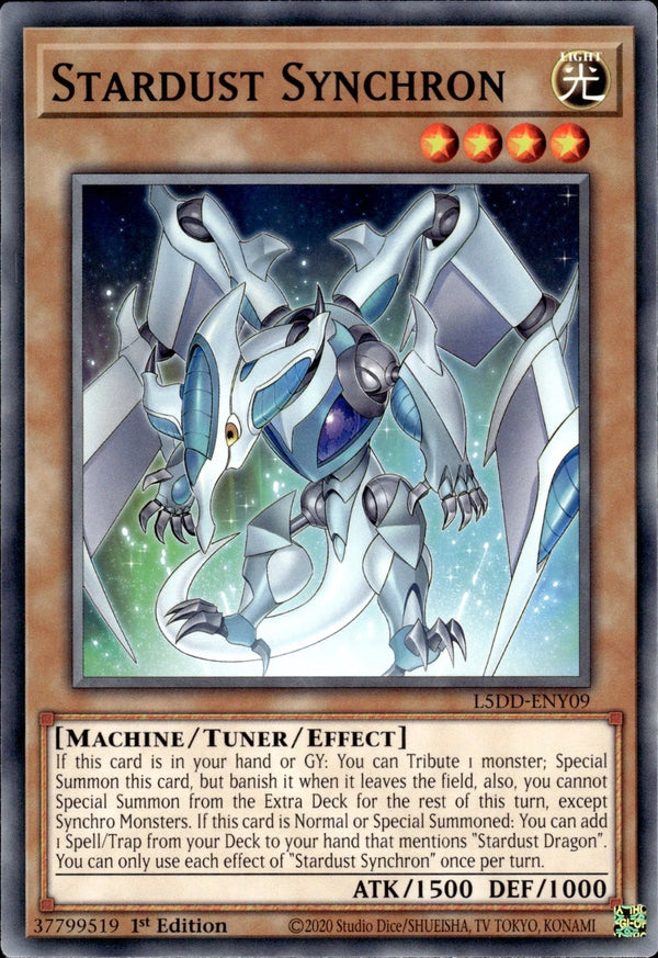 Yugioh - Stardust Synchron *Common* L5DD-ENY09 (NM)