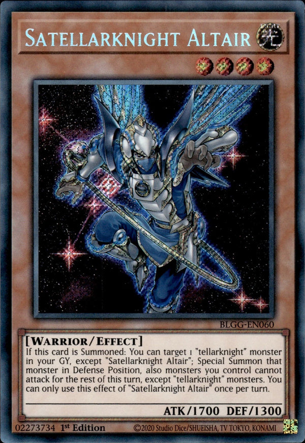 Yugioh - Satellarknight Altair *Secret Rare* BLGG-EN060 (NM)