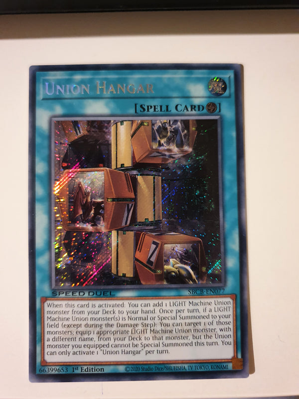 Yugioh - Union Hangar *Secret Rare* SBCB-EN077 (NM/M)