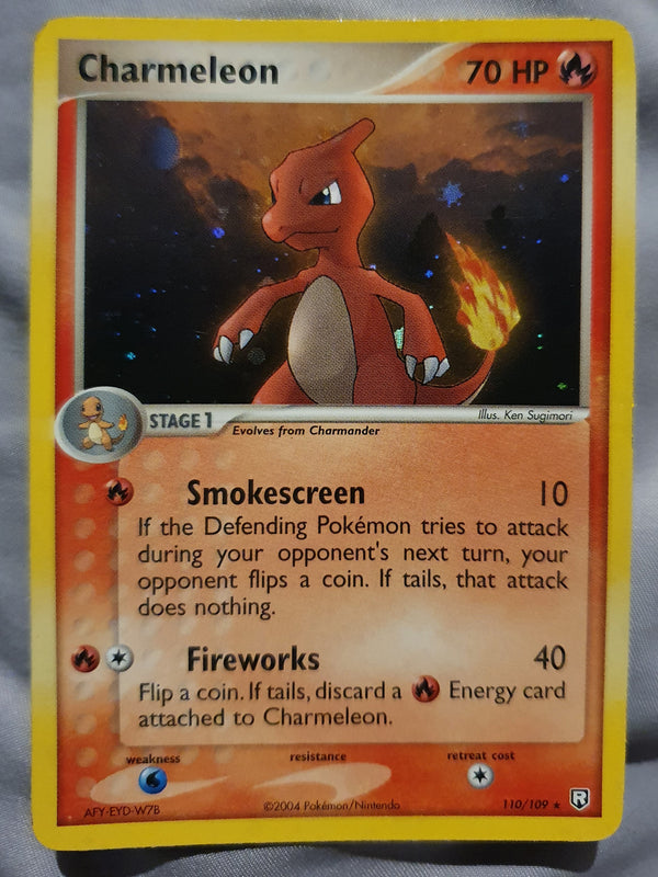 Pokemon - Charmeleon *Secret Rare* Ex Team Rocket Returns 110/109 (NM)