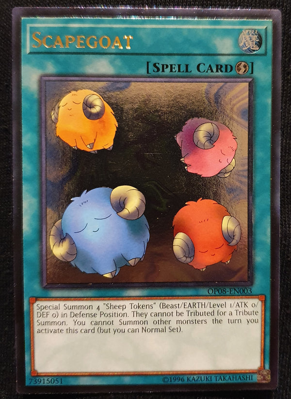 Yugioh - Scapegoat *Ultimate Rare* OP08-EN003 (NM)