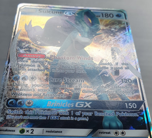Pokemon - Suicune GX *Ultra Rare* Lost Thunder 60/214 (NM)