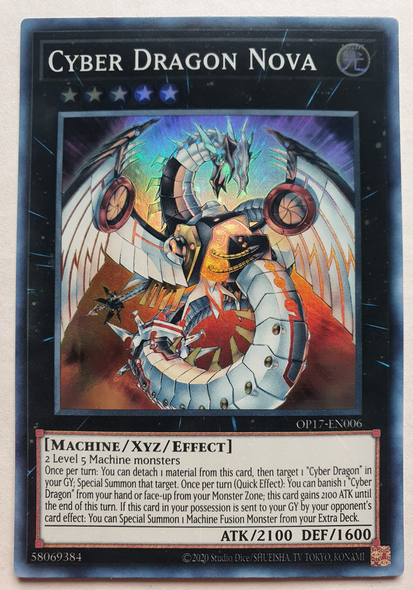 Yugioh - Cyber Dragon Nova *Super Rare* OP17-EN006 (NM)