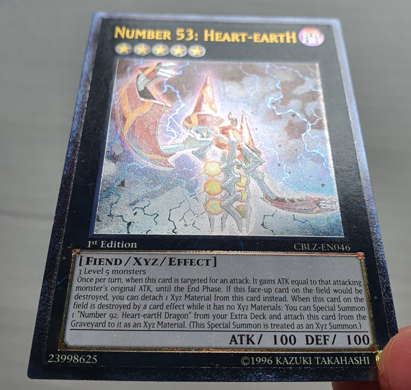Yugioh - Number 53: Heart-eartH *Ultimate Rare* CBLZ-EN046
(NM)