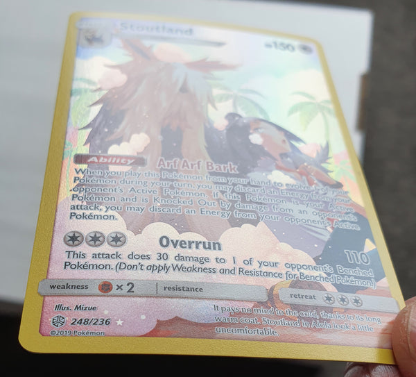 Pokemon - Stoutland *Secret Rare* Cosmic Eclipse 248/236 (NM)
