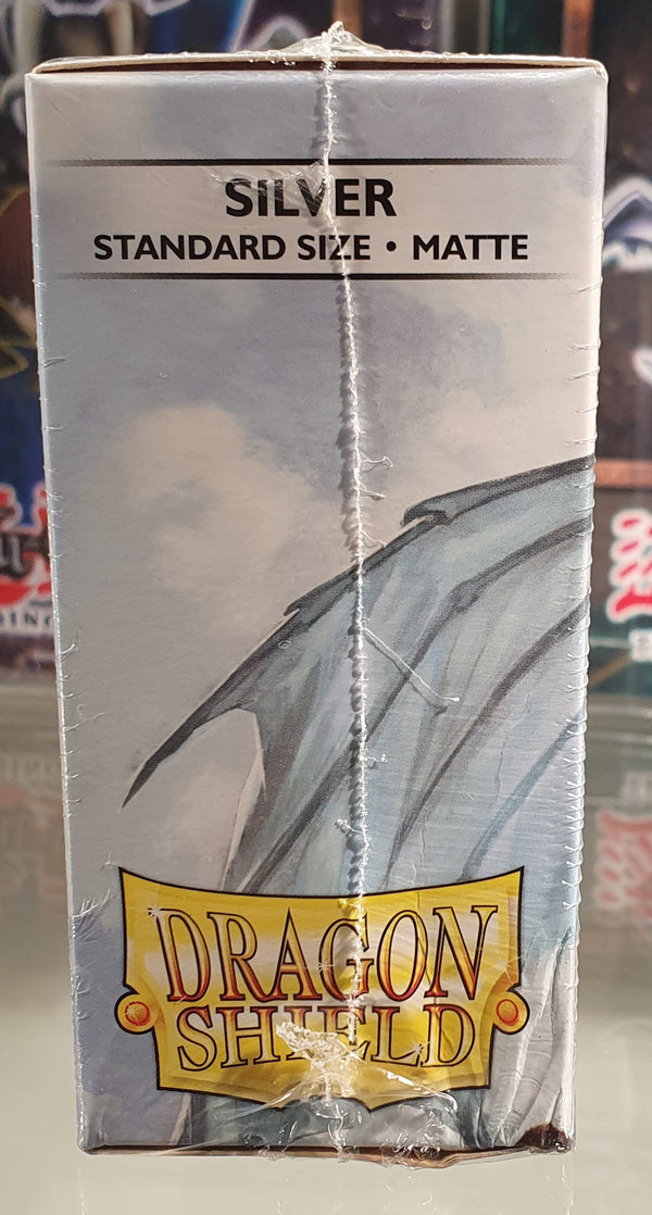 Dragon Shield Sleeves - Silver Matte Sleeves Box 100ct