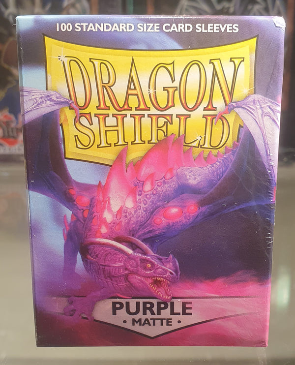 Dragon Shield Sleeves - Purple Matte Sleeves Box 100ct