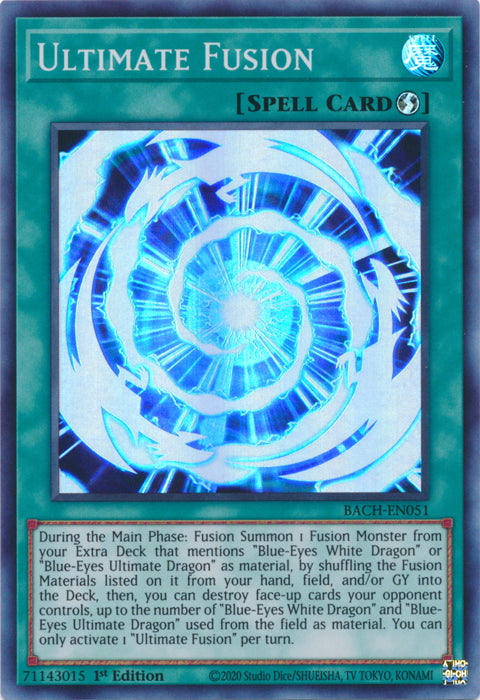Yugioh - Ultimate Fusion *Super Rare* BACH-EN051 (NM)