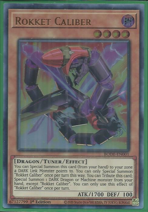 Yugioh - Rokket Caliber *Ultra Rare* BODE-EN001 (NM)