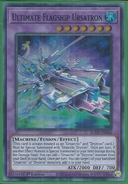 Yugioh - Ultimate Flagship Ursatron *Super Rare* BODE-EN040 (NM/M)
