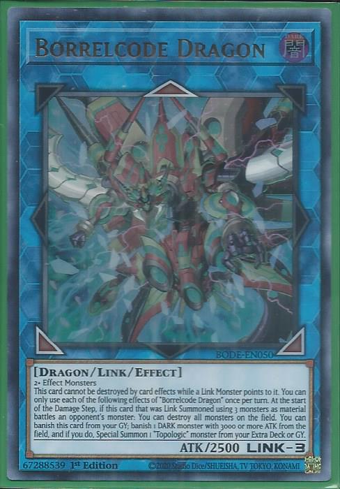 Yugioh - Borrelcode Dragon *Ultra Rare* BODE-EN050 (NM)