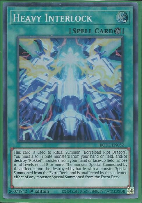 Yugioh - Heavy Interlock *Super Rare* BODE-EN052 (NM/M)