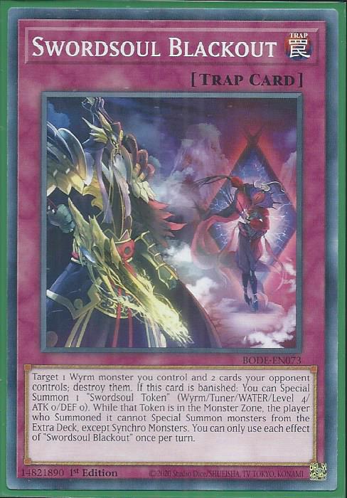 Yugioh - Swordsoul Blackout *Common* BODE-EN073 (NM/M)