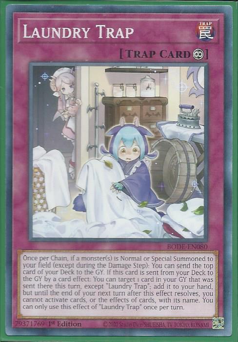 Yugioh - Laundry Trap *Common* BODE-EN080 (NM/M)