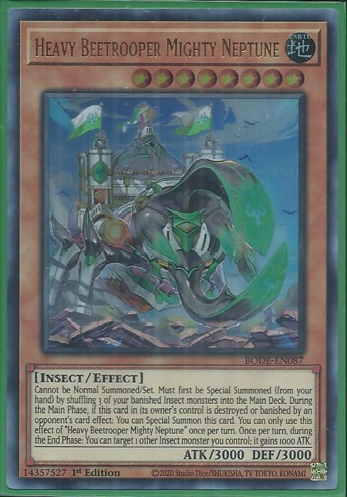 Yugioh - Heavy Beetrooper Mighty Neptune *Ultra Rare* BODE-EN087 (NM/M)
