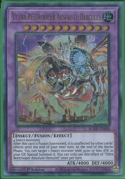 Yugioh - Ultra Beetrooper Absolute Hercules *Ultra Rare* BODE-EN088 (NM/M)