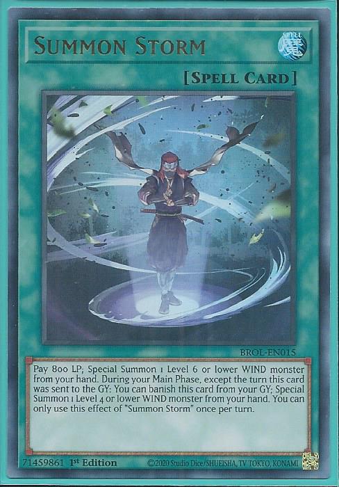Yugioh - Summon Storm *Ultra Rare* BROL-EN015 (NM/M)