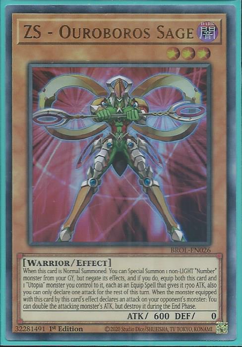 Yugioh - ZS – Ouroboros Sage *Ultra Rare* BROL-EN026 (NM/M)