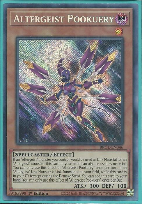 Yugioh - Altergeist Pookuery *Secret Rare* BROL-EN046 (NM)
