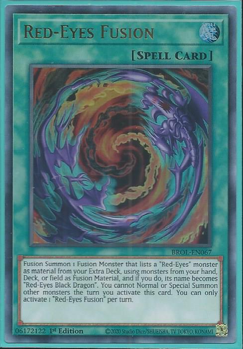 Yugioh - Red-Eyes Fusion *Ultra Rare* BROL-EN067 (NM)