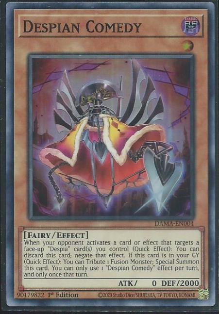 Yugioh - Despian Comedy *Super Rare* DAMA-EN004 (NM/M)