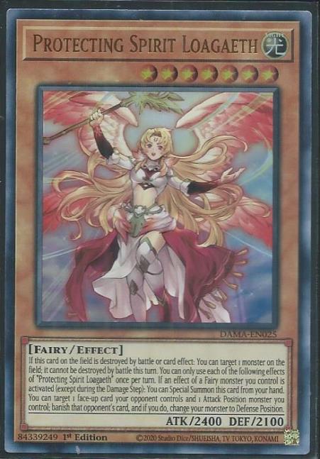 Yugioh - Protecting Spirit Loagaeth *Ultra Rare* DAMA-EN025 (NM/M)