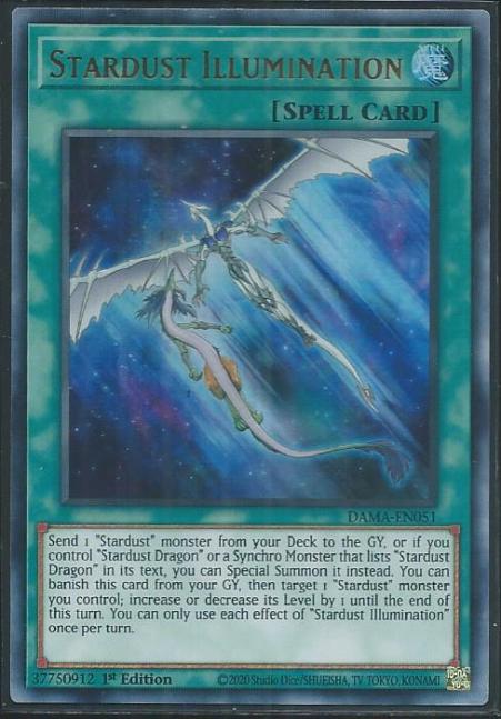 Yugioh - Stardust Illumination *Ultra Rare* DAMA-EN051 (NM)