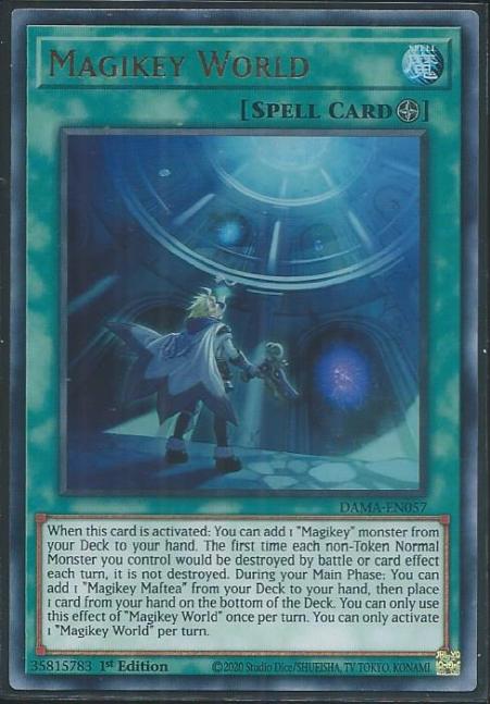 Yugioh - Magikey World *Ultra Rare* DAMA-EN057 (NM/M)