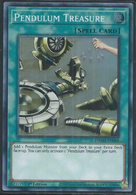 Yugioh - Pendulum Treasure *Super Rare* DAMA-EN068 (NM)