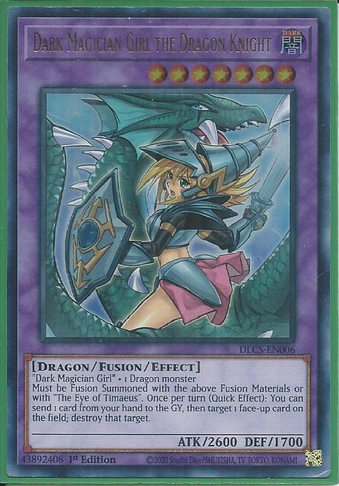 Yugioh - Dark Magician Girl the Dragon Knight ALT *Ultra Rare* DLCS-EN006 (NM)