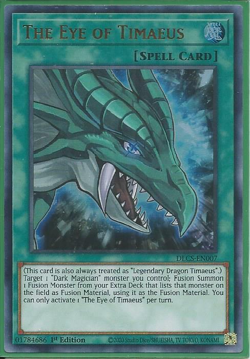 Yugioh - The Eye of Timaeus *Ultra Rare* DLCS-EN007 (NM)
