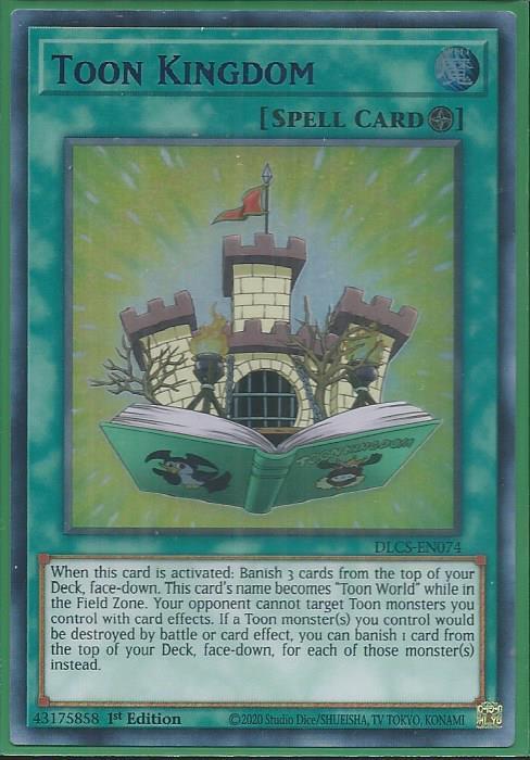 Yugioh - Toon Kingdom *Blue Ultra Rare* DLCS-EN074 (NM/M)