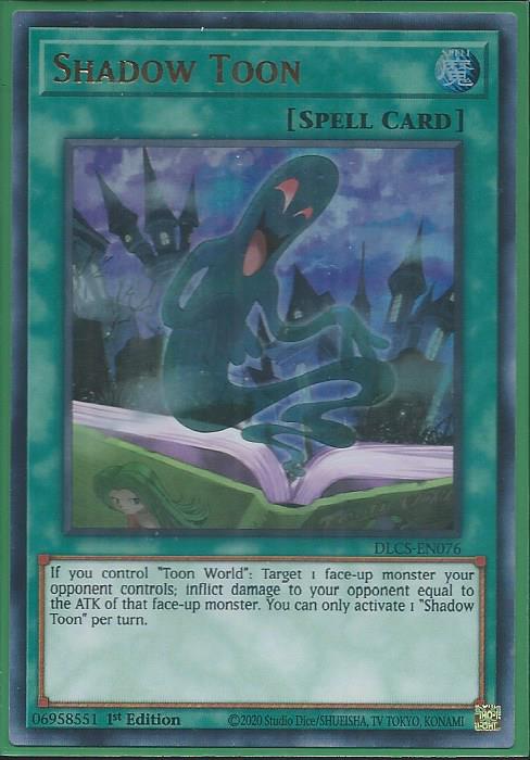 Yugioh - Shadow Toon *Ultra Rare* DLCS-EN076 (NM)