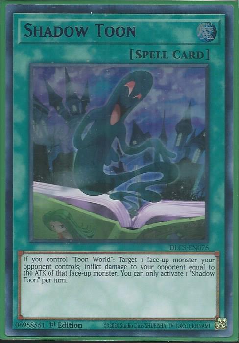 Yugioh - Shadow Toon *Purple Ultra Rare* DLCS-EN076 (NM/M)