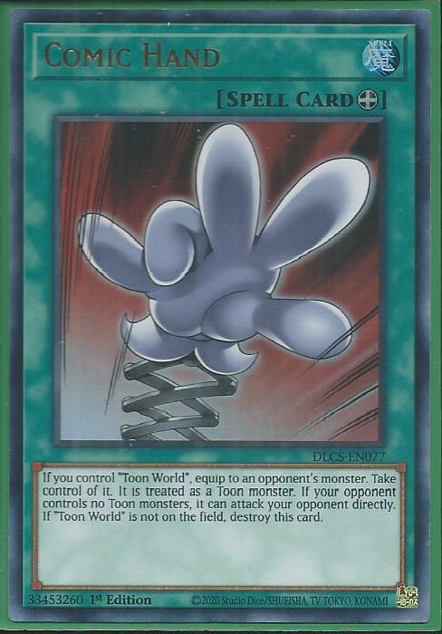 Yugioh - Comic Hand *Ultra Rare* DLCS-EN077 (LP)