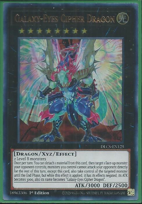 Yugioh - Galaxy-Eyes Cipher Dragon *Ultra Rare* DLCS-EN125 (NM/M)