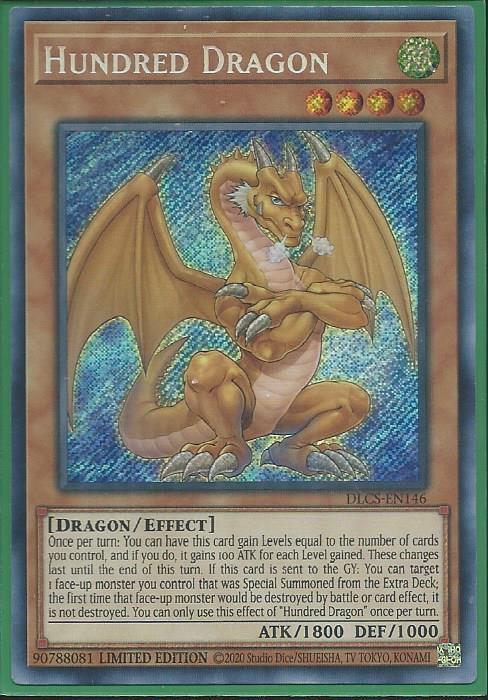 Yugioh - Hundred Dragon *Secret Rare* DLCS-EN146 (NM)